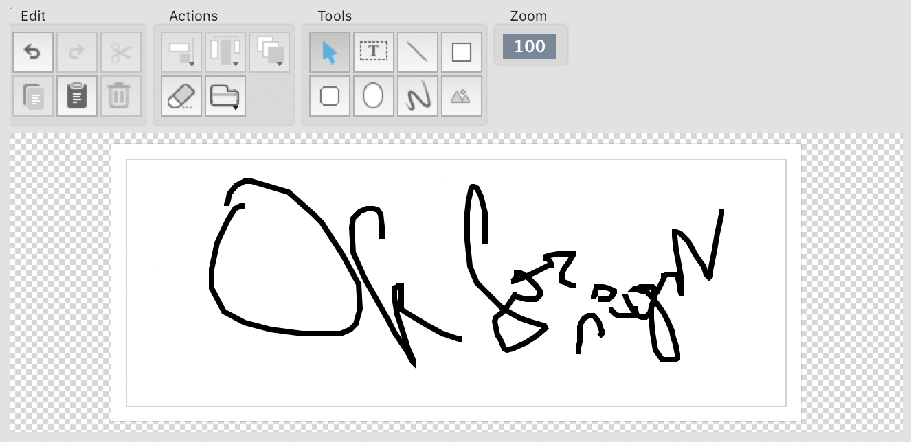 Signing pad